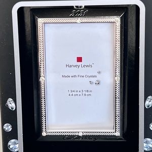 Harvey Lewis "2021 Our Wedding" Holiday Ornament With Fine Crystal Elements New